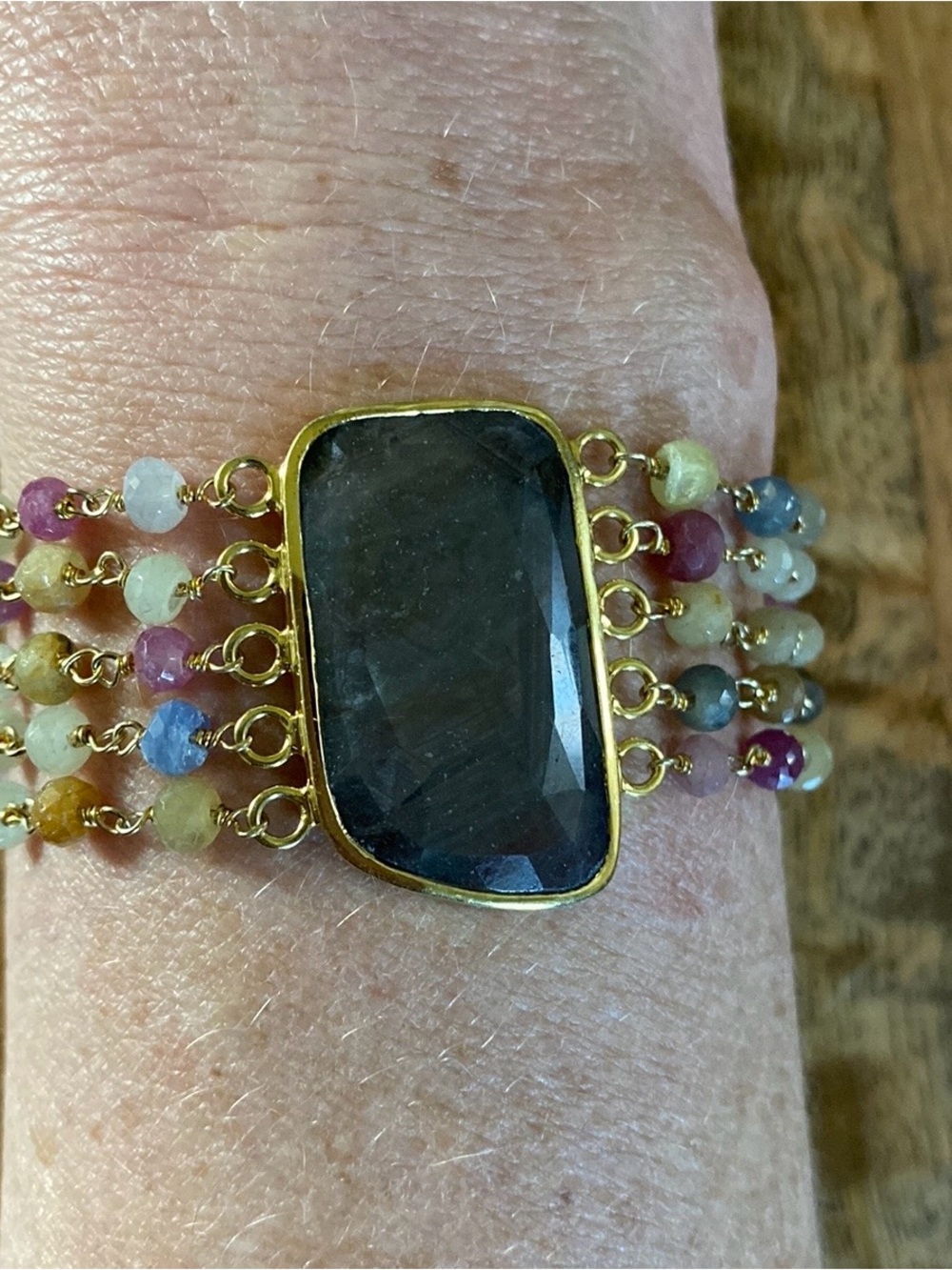 Rarities Fine Jewelry by Carol Brodie Sapphire Slice Five-Strand Bracelet
